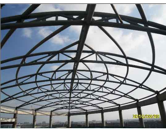 海东中煤朔州宾馆管桁架工程