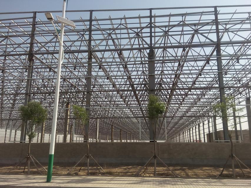 海东汽车工业厂房网架
